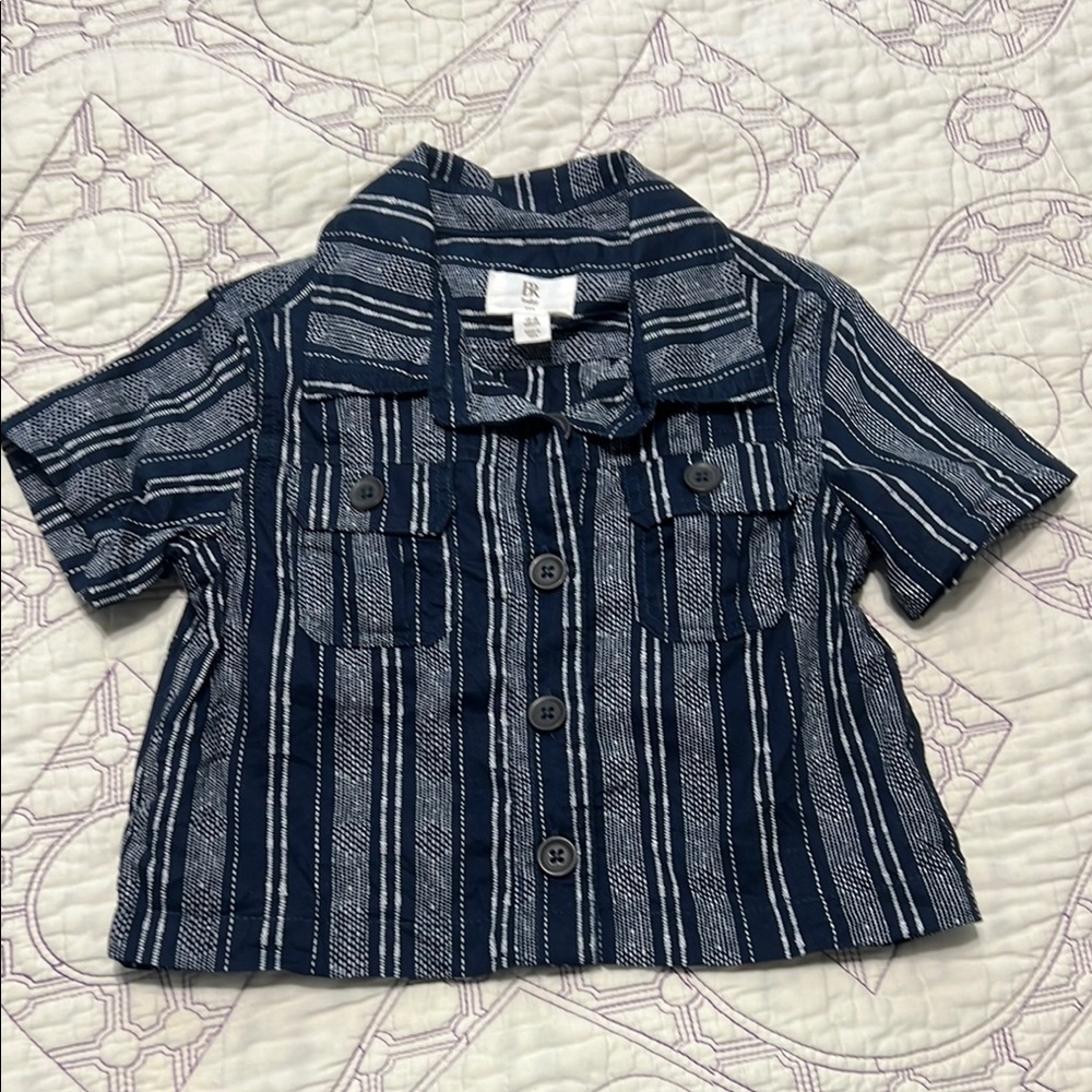 Banana Republic 12-18mo Striped Kids Shirt